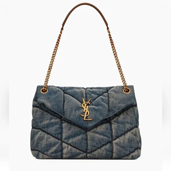 Saint Laurent Denim Puffer **READ DETAILS** - Picture 14 of 16